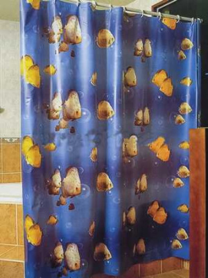 Штора для в/комнаты "SHOWER CURTAIN", 180x180см, ПВХ, арт. 881, Тайвань