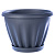 Горшок "Знатный" 1л d140мм графит