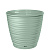 Горшок для цветов "Saffron" D225мм, 5,4л с поддоном (светло-зеленый)