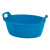Таз Блеск овальный 16л (голубой)