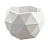 Кашпо Топаз 2,5л Белый d21,8 h15см 