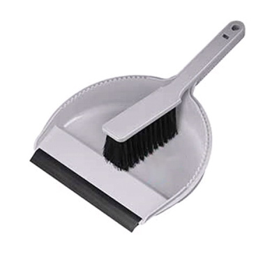 Комплект щетка-сметка "Etna" с совком с кромкой (серый)