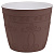 Кашпо Ажур 3л Мокачино d19 h19см