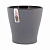 Горшок цв. для орхидеи 3,6л "Лея" двойной (серый)(то)