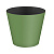 Горшок для цветов "Rosemary" D200мм, 4л с дренажной вставкой (зеленый)