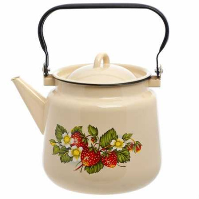 Чайник 3,5л. с рис. в ассортименте крем.