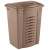 Корзина для белья 420х350х550мм (капучино)