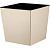 Горшок для цветов London CUBE 4,2л c дренажной вставкой калифорнийск.миндаль (то)