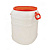 Канистра-бочка 30л с навесными ручками (горл.250мм)