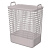 Корзина для белья 35л "KOBO" 380х252х500мм с крыш. (св.-бежевый)