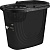 Ведро 10л Black прямоугольное с отжимом (то)