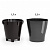 Горшок цв. для орхидеи 2,2л "Лея" двойной (графитовый)(то)