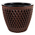 Кашпо Версаль 3л Тёмно-коричневый
