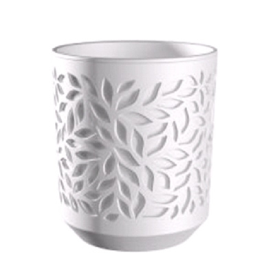 Кашпо Leaves 8л Белый/Белый