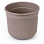 Горшок цв. "Сканди" 10л (с дренажной вставкой)(какао)