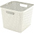 Корзина квадратная Rattan 21л белое облако (то)