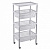 Этажерка "Элиза" 3 корзины + 1 полка 420х290х880мм (св.серый).(то)