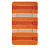 Комплект ковриков из полипропилена , " HIGH MONO" из 2-х шт. 60х100см,  оранж