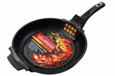 Сковорода-гриль а/пр литая 26см Комфорт ТМ Традиция ТК7261
