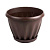 Горшок "Знатный" 3,9л d225мм шоколадный
