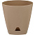 Горшок для цветов AMSTERDAM D170 с прикорневым поливом 2,5л молочный шоколад
