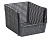 Корзинка "Лофт" 20л 395х300х245мм штабелируемая (серая) (то)