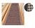 Коврик-  дорожка  ECO универсальная L CADESI 178x80 см коричневый