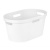Таз (корзина для белья) 35л. "Элемент" овальный (белый) (то)