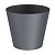 Горшок для цветов "Rosemary" D230мм, 5л с дренажной вставкой (серый)
