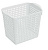 Корзинка "Лофт" 2,8л 200х135х165мм (белый) (то)