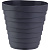 Кашпо "Бархан" 2,25л Антрацит