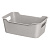 Корзинка универсальная "Mango" 4,1л. 290х180х105мм (св.серый)