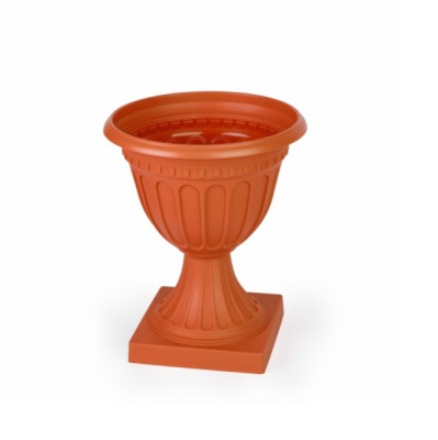 Вазон "Олимпия" 18л. на выс. ножке (коричневый)