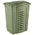 Корзина для белья 420х350х550мм (оливковый)