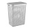 Корзина для белья 50л 420*310*560см (светло-серый) (то)