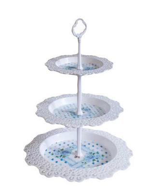 Этажерка для фруктов 3-х уровневая, круглая