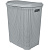 Корзина для белья Plast Team "Меланж" 65л серый шторм (то)