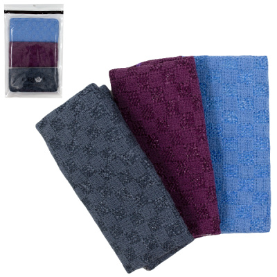 Салфетка для протирки бытовых принадлежностей 25*25см (набор 3шт)