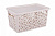 Корзина "Мираж" с крышкой (малая)(290х190х150)(бежевый)(то)