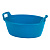 Таз Блеск овальный 12л (голубой)