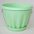 Горшок "Знатный" 0,45л d110мм зеленый