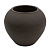 Кашпо пластиковое СФЕРА Ø-13см h-18см коричневый