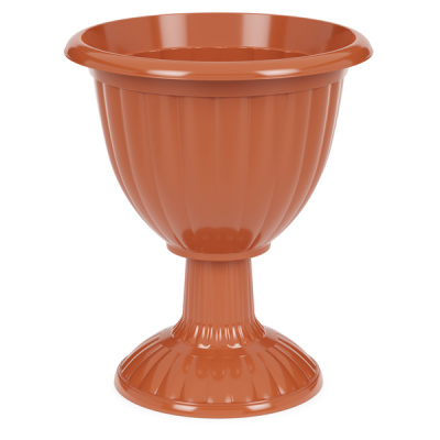 Вазон "Жасмин" 18л. на выс. ножке (корич)