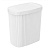 Контейнер для мусора "VELVET" 5,9л  225х140Х253мм (Белый) (то)