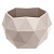 Кашпо Топаз 0,5л (0,45л) Пудра d12,3 h10см 