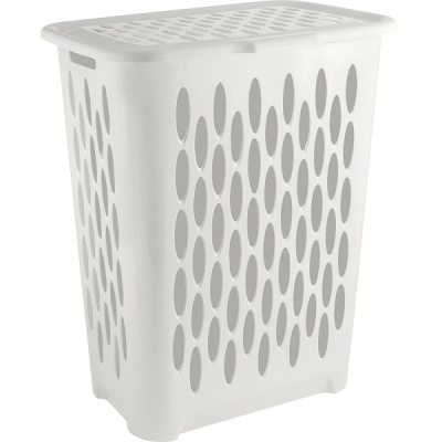Корзина для белья 37л Light (422х290х515мм) белое облако