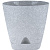 Горшок для цветов AMSTERDAM D110 с прикорневым поливом 0,65л светлый камень