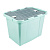 Контейнер для хранения LEON 26л бирюзовый (то)