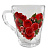 Кружка "Грация" 250  мл " Цветочное сердце"