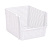 Корзинка "Лофт" 20л 395х300х245мм штабелируемая (белая) (то)